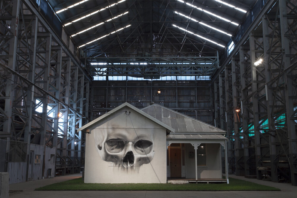 Ian Strange HOME Installation Cockatoo Island Sydney Australia 2