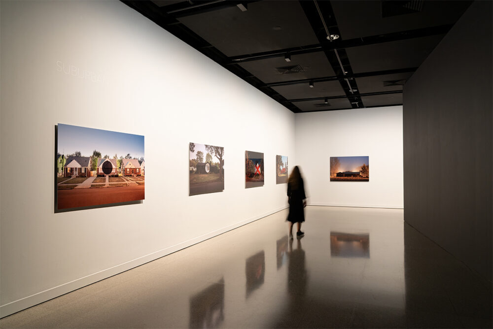 Ian Strange SUBURBAN Exhibition installation image JCG Perth Australia 3